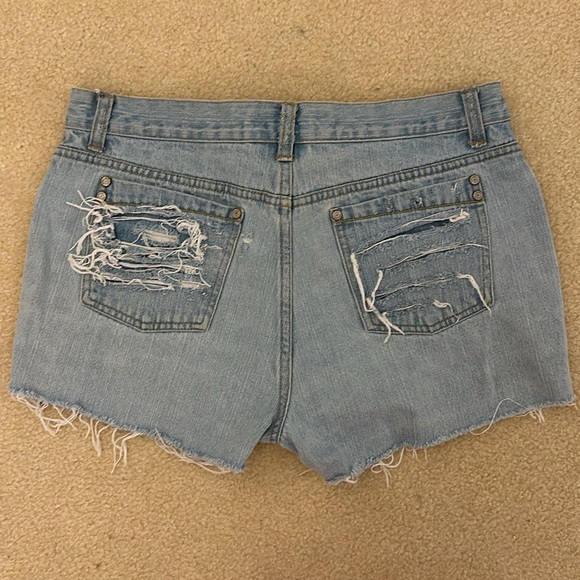 FADED GLORY CUTT OFF SHORT • VINTAGE • SIZE 8 - Picture 4 of 4
